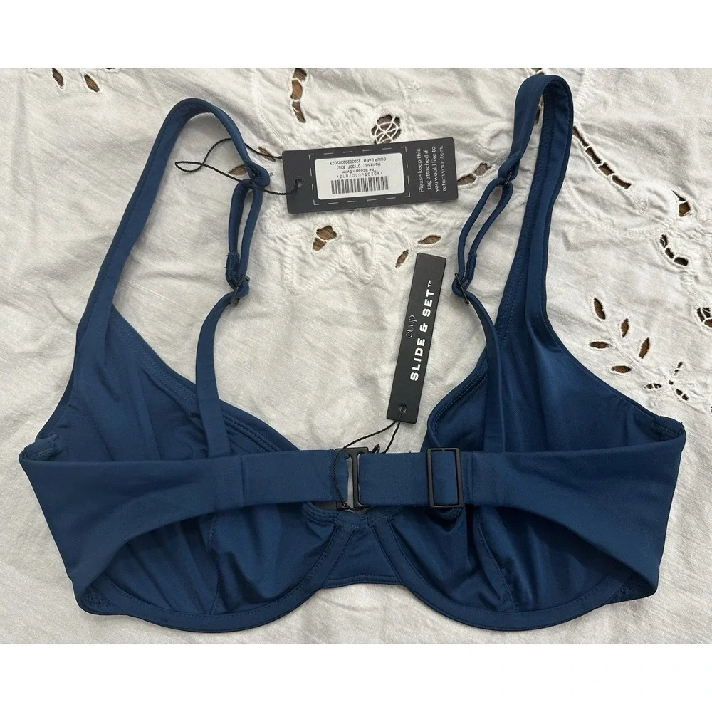 CUUP The Scoop - Swim Color HORIZON 30F, 32E Slide & Set Back Closure Sculpted - Picture 4 of 5